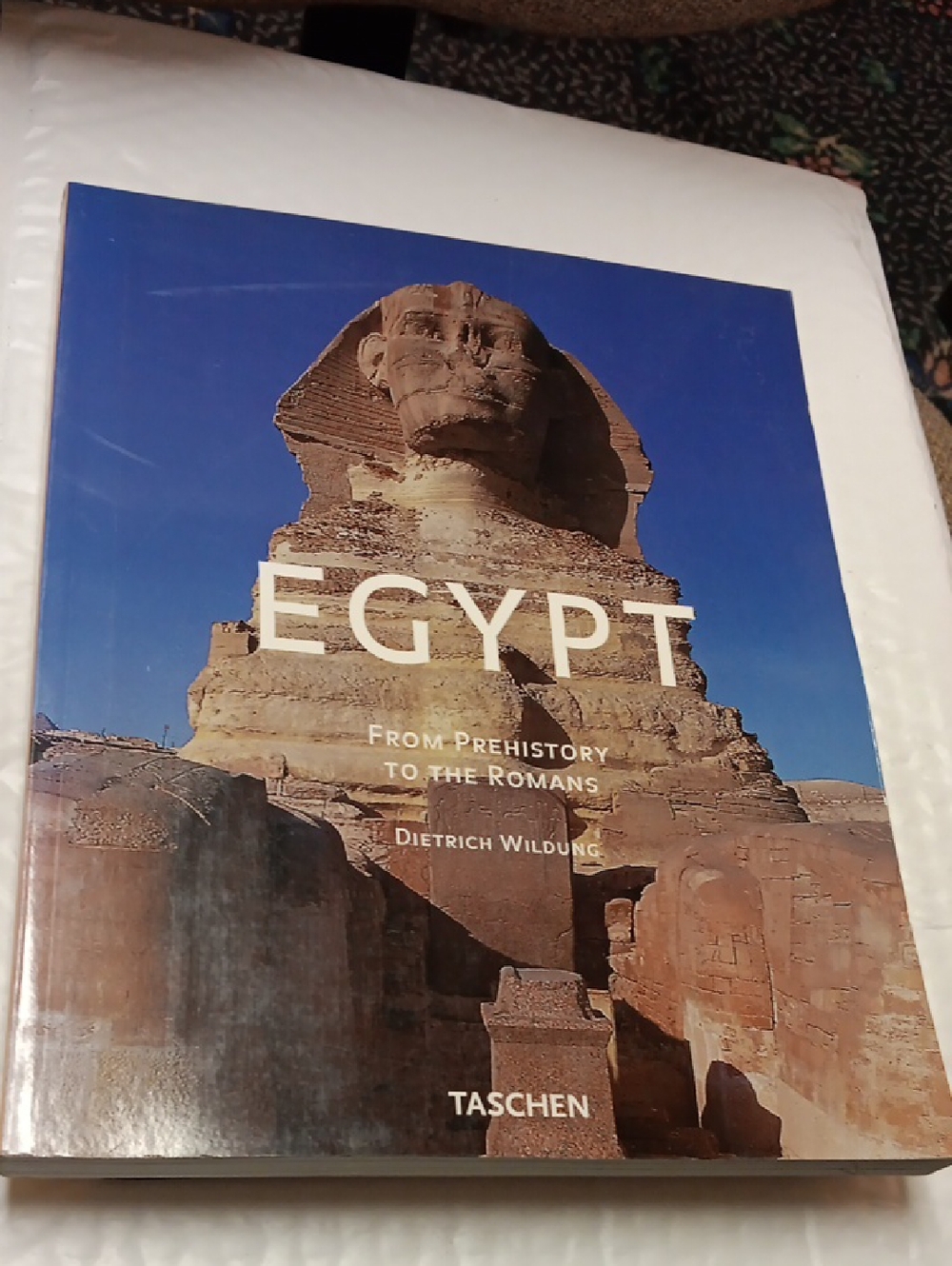 Taschen Egypt Softcover – Blue & Tan Sphinx Cover